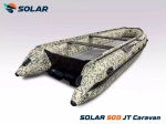 Лодка надувная моторная solar-500 caravan jet tunnel