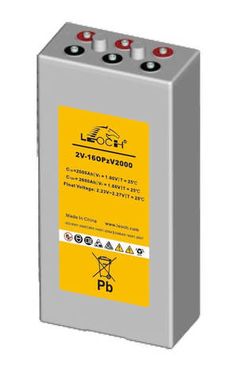Аккумулятор Leoch 16OPzV2000  ( 2 В 2000 Ач / 2 V 2000 Ah ) - фотография
