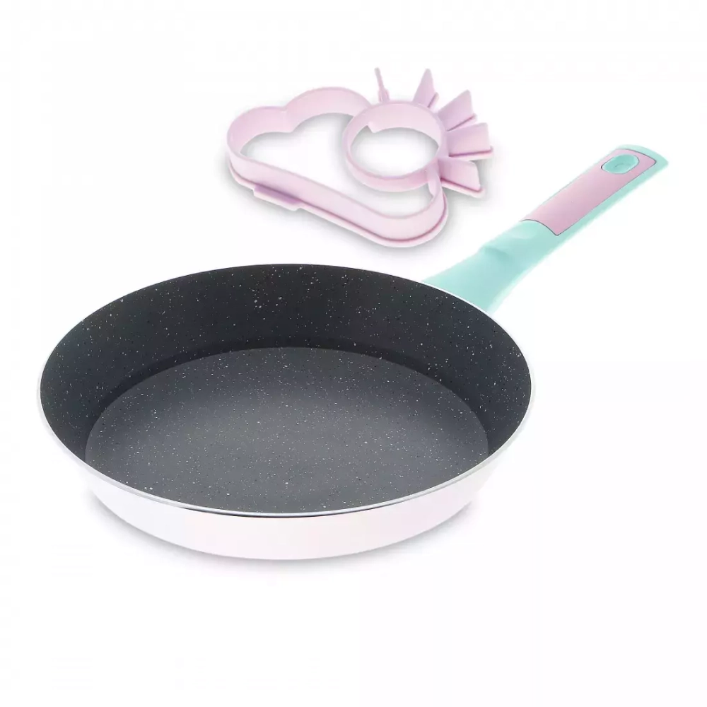 Сковорода классическая 24см с формой для яичницы Kitchen Star Lollipop SYB-L117AK-0124H