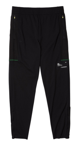 Мужские теннисные штаны Lacoste SPORT Men Zip Pockets Tapered Tracksuit Trousers - черный