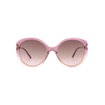 Солнцезащитные очки Dackor 456 Pink панто прозрачно-розовые