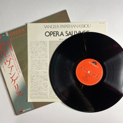 Винтажная виниловая пластинка LP Vangelis Papathanassiou Opera Sauvage (Japan 1980) (Obi) Hymne