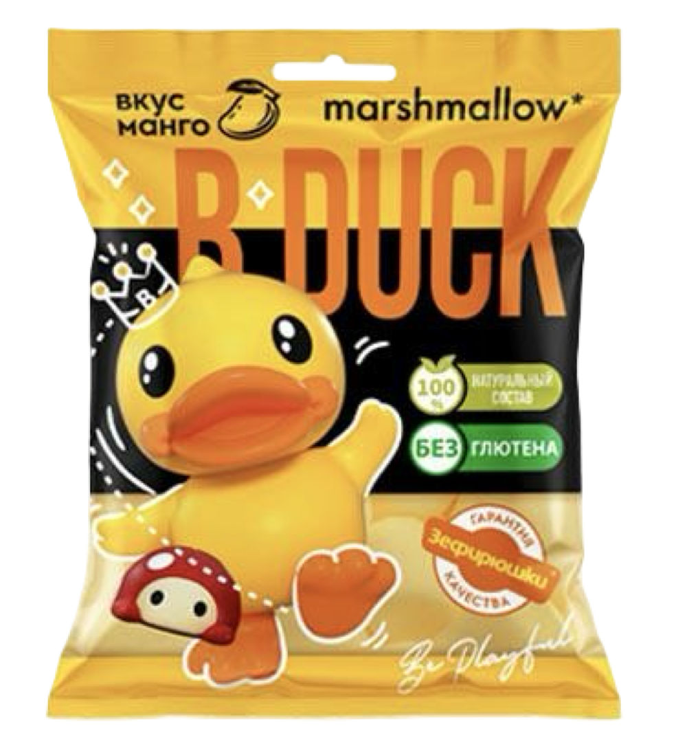 Зефир Зефирюшки B.Duck для десертов 125г
