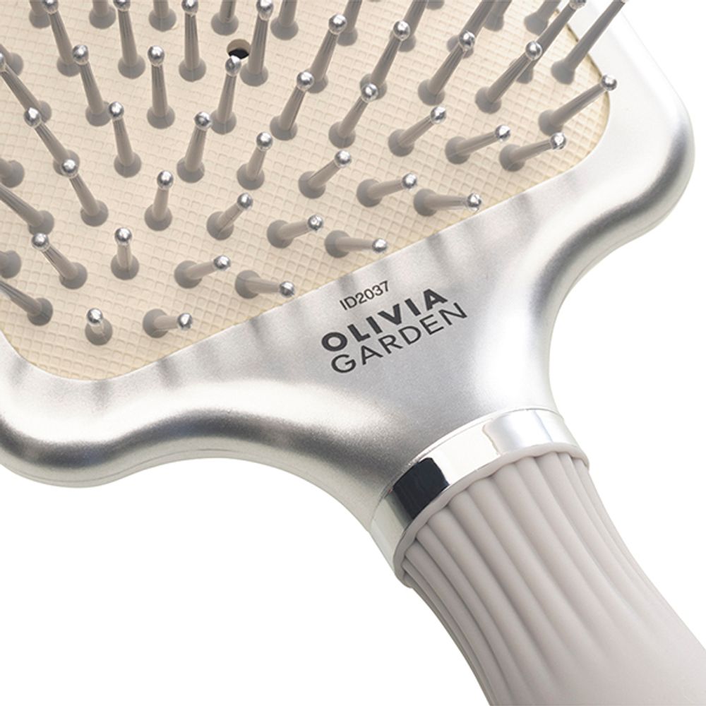 Щетка EXPERT CARE RECTANGULAR Nylon Bristles Silver L Серый (08328) - 6