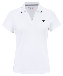 Женское теннисное поло Tecnifibre Team Tech - white
