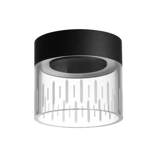 359002 OVER NT23 000 черный Накладной светодиодный светильник IP20 LED 4000K 10W 85-265V AURA