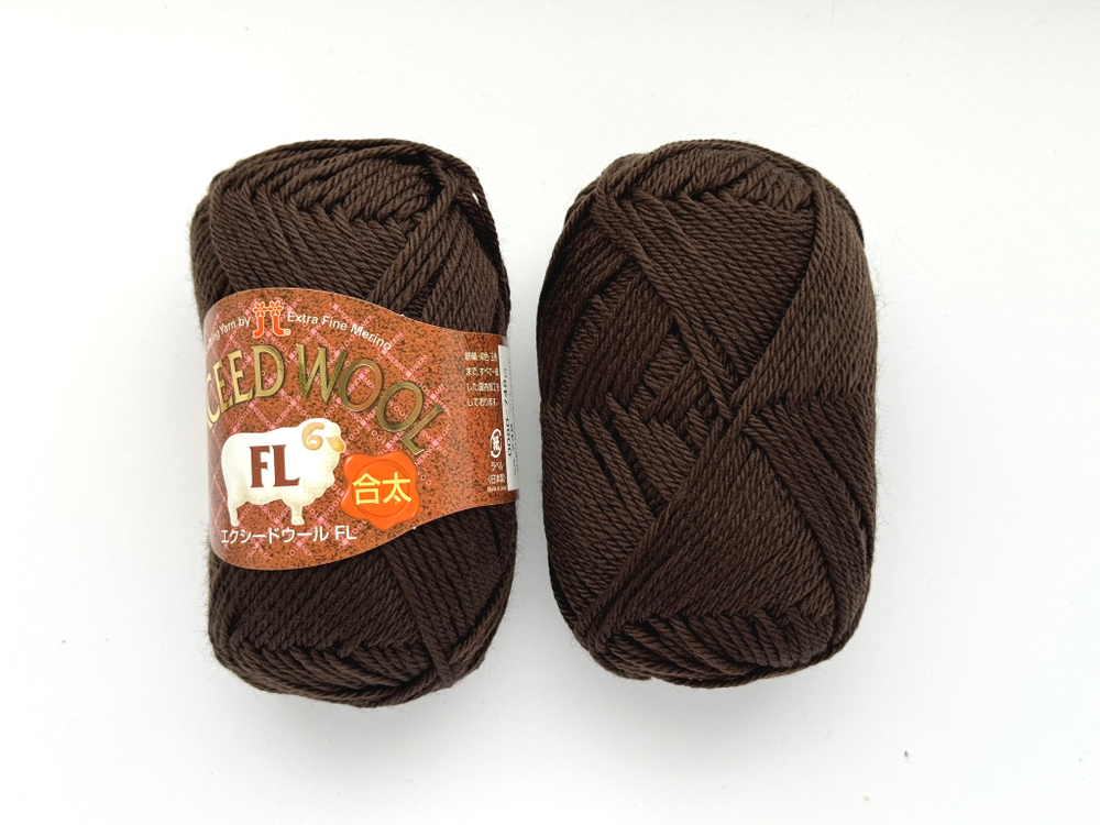 Exceed Wool FL, цвет 748 темно-коричневый