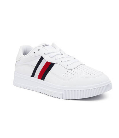 Кожаные кроссовки supercup stripes Tommy Hilfiger - белый(FM0FM04824)