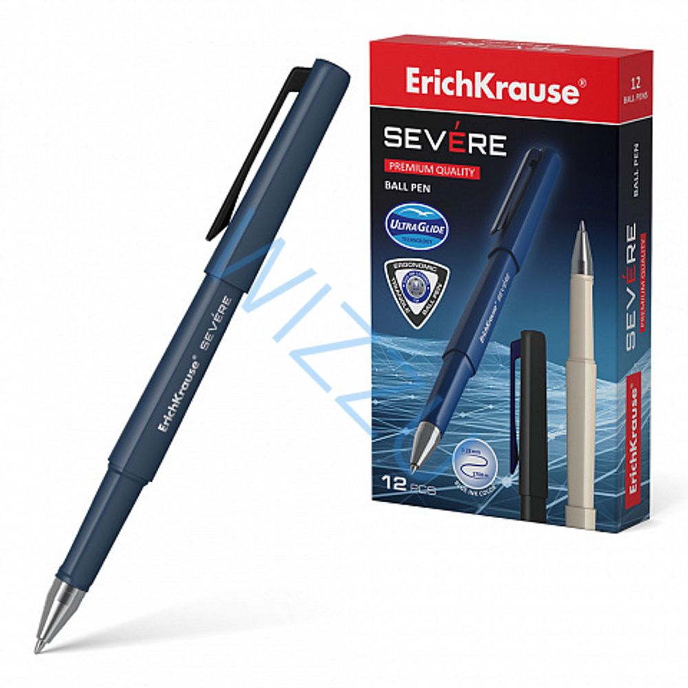 Ручка шариковая ErichKrause Severe Ball pen синий  12шт в бл. Арт-48079