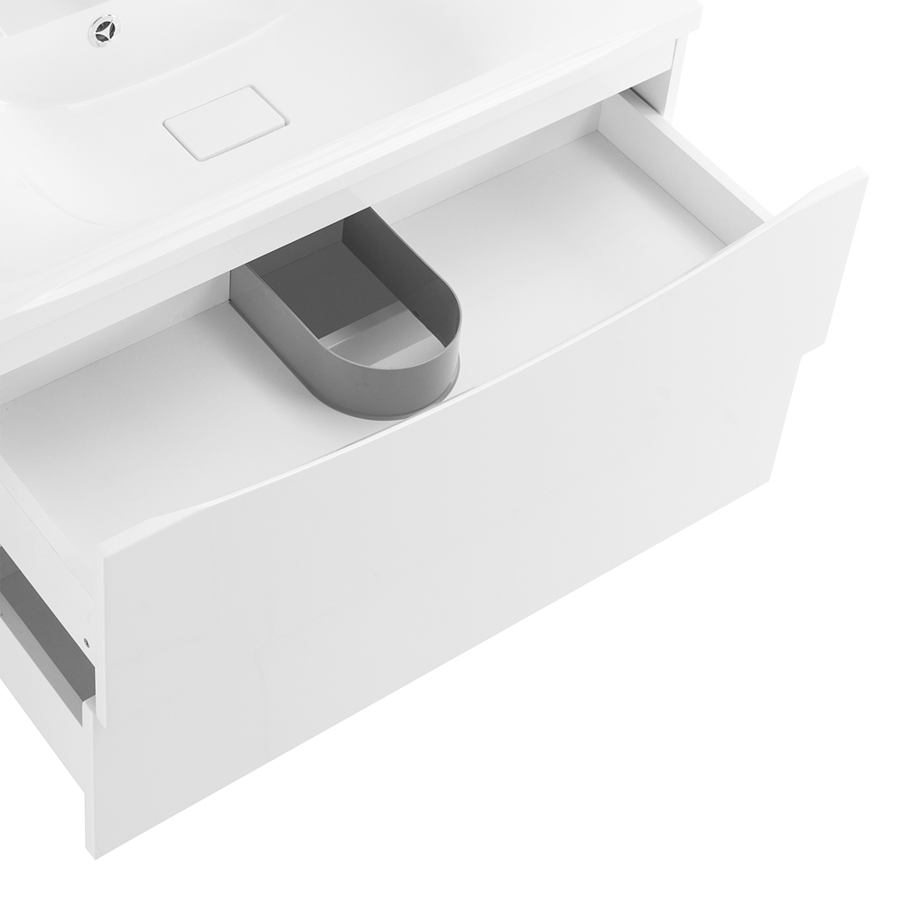Тумба подвесная с раковиной BelBagno MARINO-1000-2C-SO-BL-P