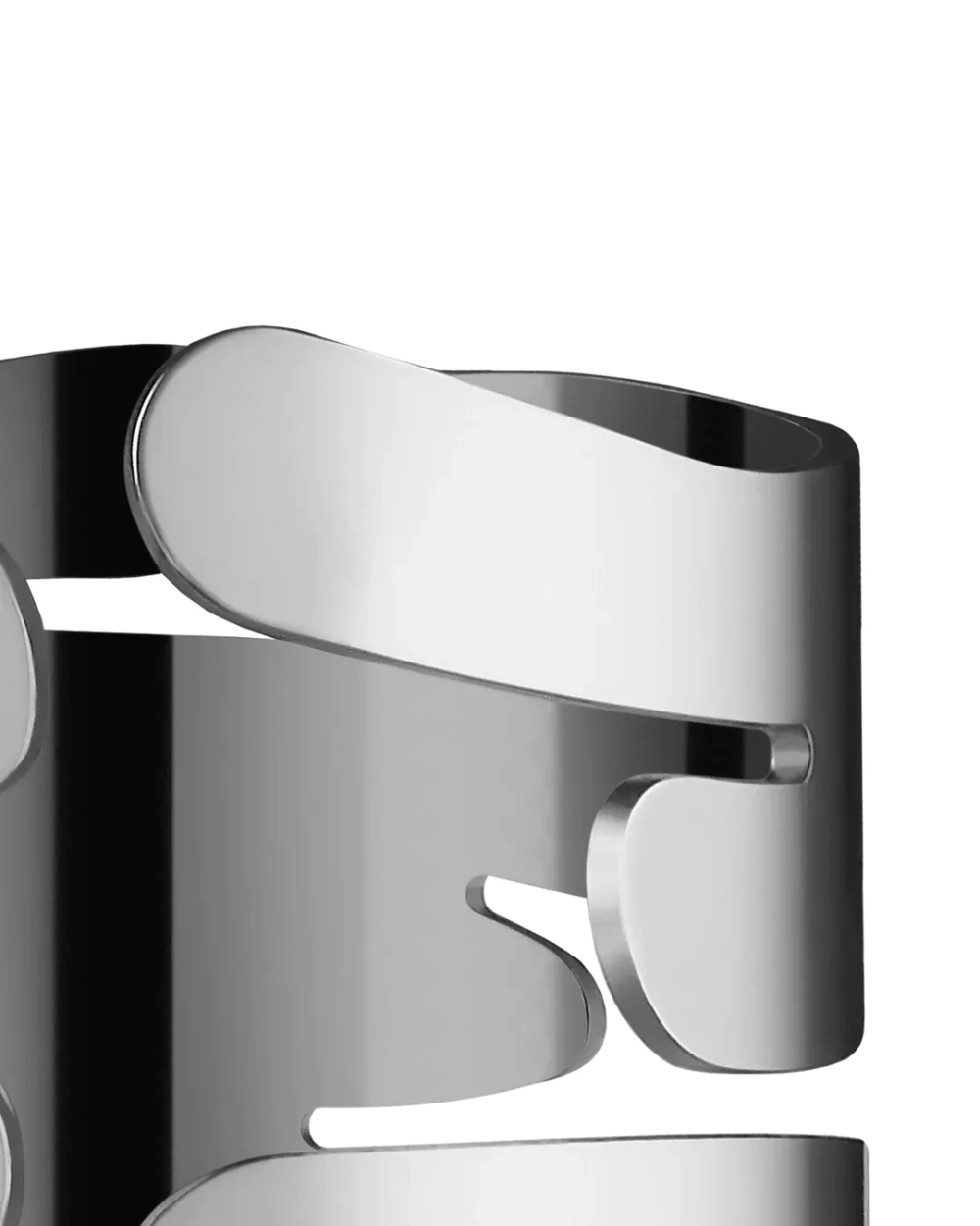 Alessi Набор из двух серебряных колец для салфеток Barkring. BM17S2