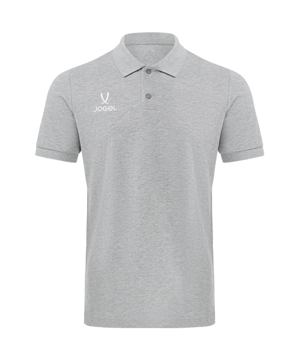Поло Jogel ESSENTIAL Cotton Polo-K, серый меланж 91m