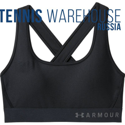 ТОП теннисный Under Armour Mid Crossback - черный