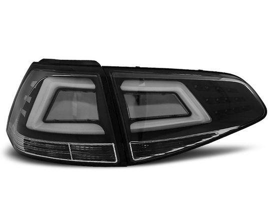 Задние фонари black led bar для VW Golf MK7
