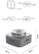 Мини-камера XPX L18 WiFi, Ночной режим, датчик движения, FHD 1080P