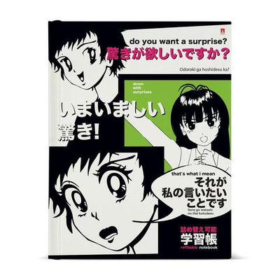 Тетрадь А5 80л. на кольцах сменный блок клетка "Manga anime" (Альт)