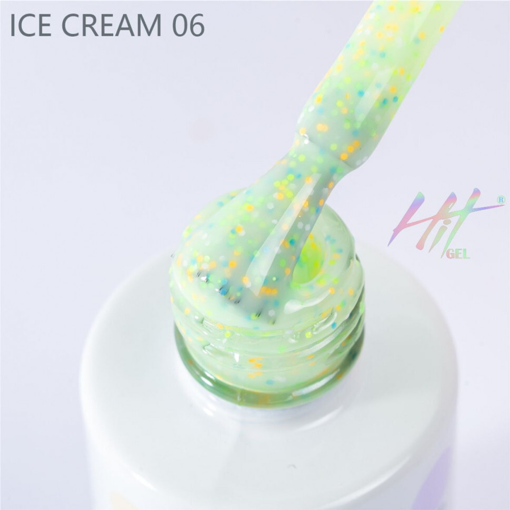 Гель-лак ТМ "HIT gel" №06 Ice cream, 9 мл