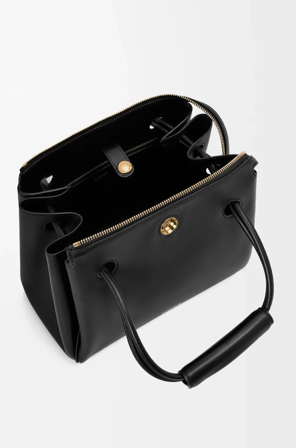Loewe Маленькая сумка Madrid из мягкой телячьей кожи, черный