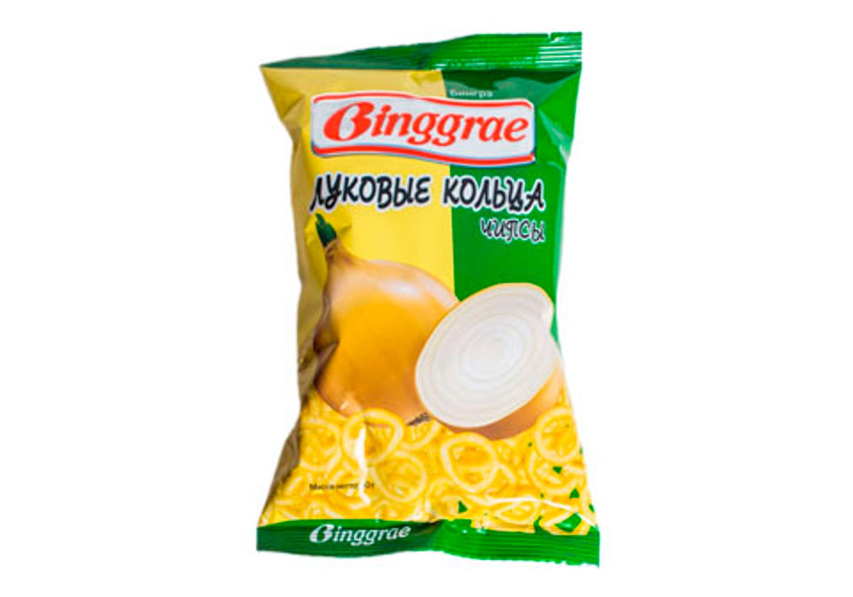 Чипсы Binggrae луковые кольца, 50г