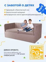 Диван - кровать с подъёмным механизмом 200х90 см Крекер Ап ткань Тедди