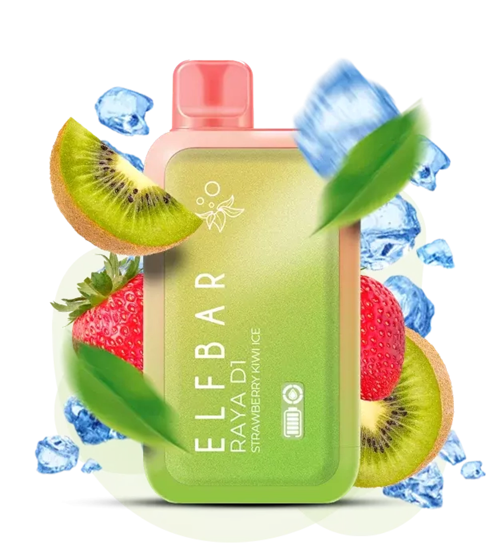 ELF BAR RAYA D1 - Strawberry Kiwi Ice (5% nic)