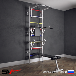 Шведская стенка Sv Sport (Турник стандарт/Брусья/Стойка/Скамья)