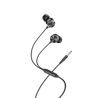 Проводные наушники M96 Platinum universal headphones with microphone deep black