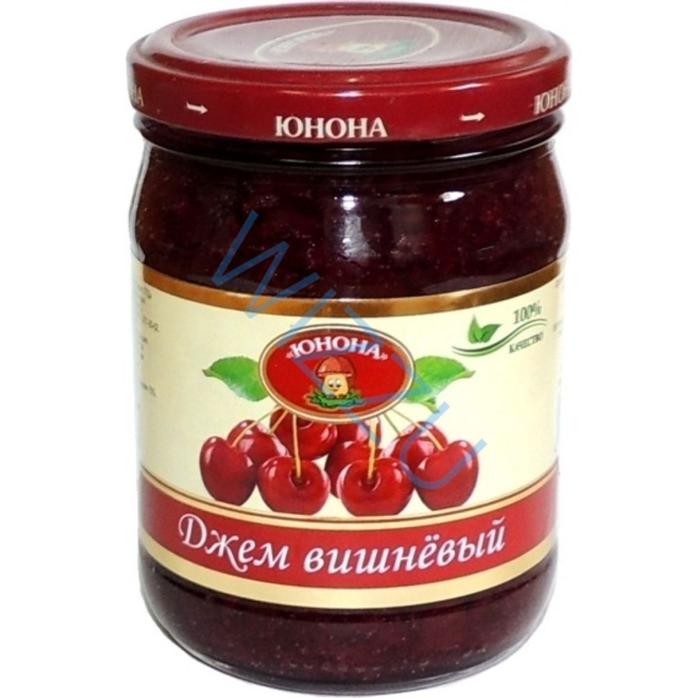 Джем фруктовый Вишневый 310 г ст/б Юнона