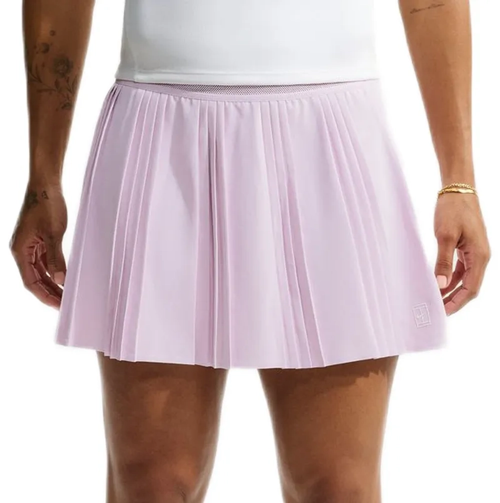 Теннисная юбка Nike Court Advantage Dri-Fit Pleated - bleached lilac/white