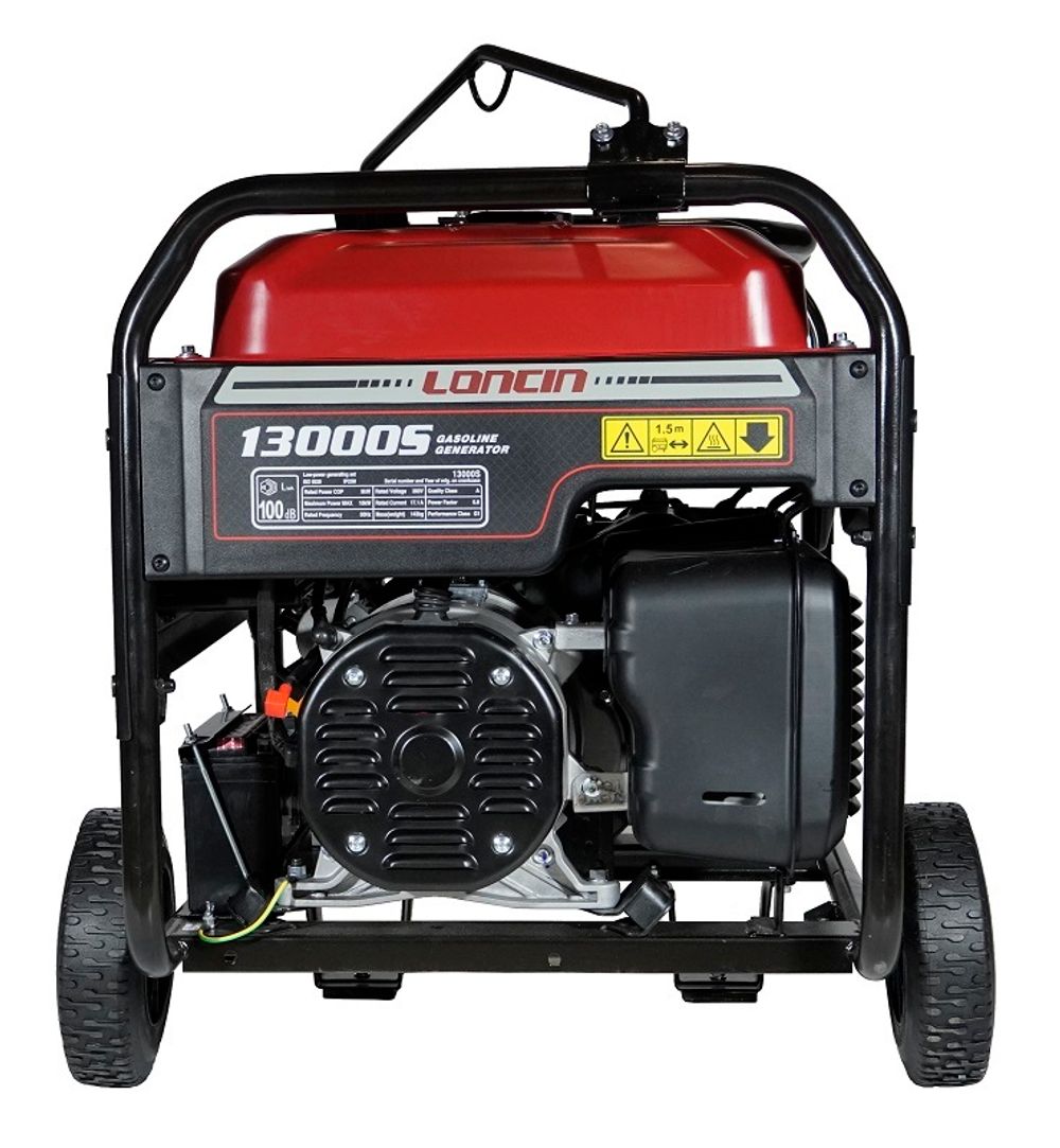 Генератор бензиновый Loncin LC13000S - [9 кВт / 380V] трехфазный