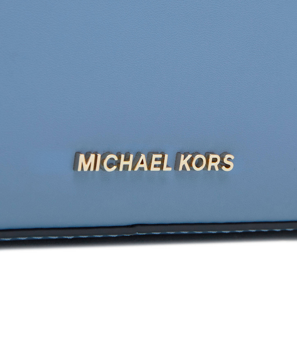 Кожаная Наплечная сумка Michael Kors - голубой(32H3G8EW6L)