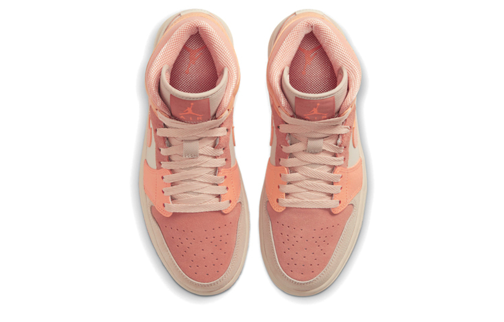 Air Jordan 1 Mid 'Apricot' Women's