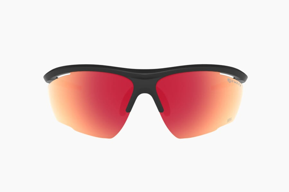 Спортивные очки Demetz Relief L / Black Orange / Purple Red