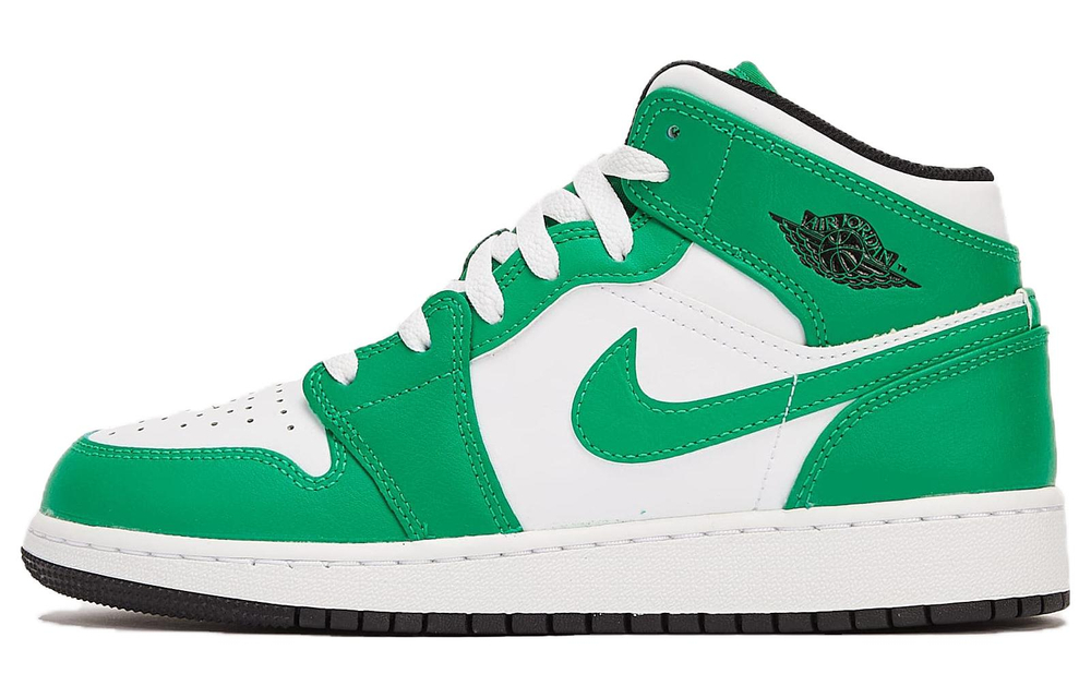 Jordan 1 Mid Lucky Green GS