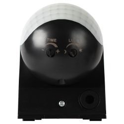 Датчик движения ЭРА MD 011 настенный инфракрасный 1200 Вт угол 180° IP44 черный | Электротовары