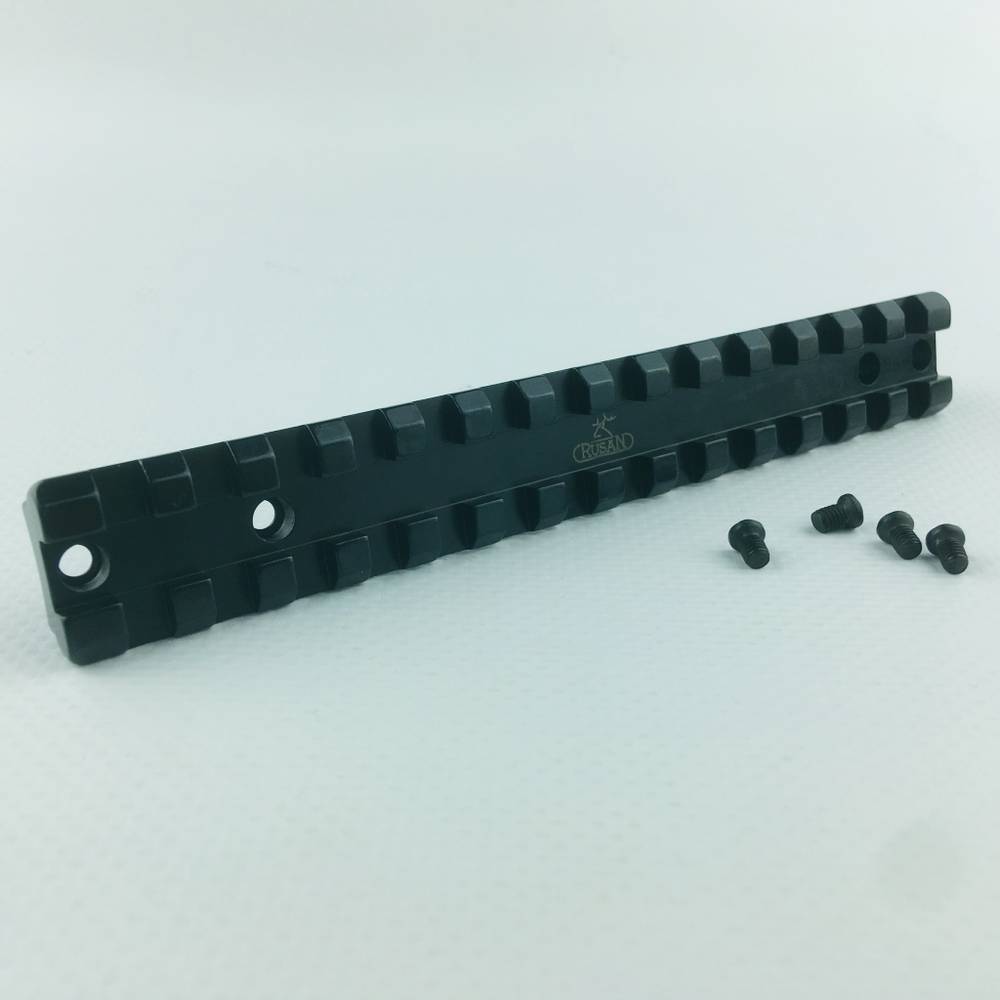 Планка Rusan Picatinny Mauser K98 (без болтов, с отверстиями B=105)  010-37