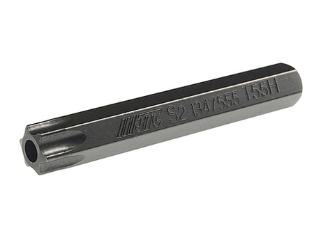 Бита TORX Т55Hх75мм 10мм удлиненная S2 JTC