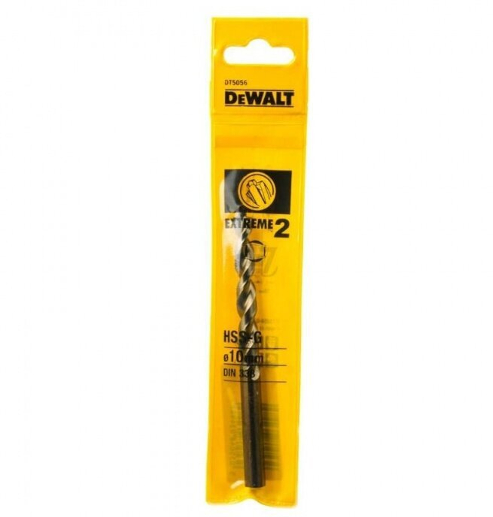 Сверло для металла DEWALT 10х133х84мм Extreme2 DT 5056