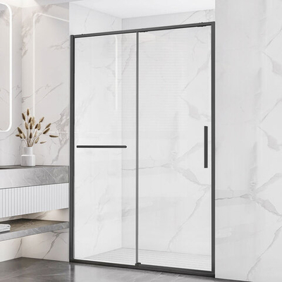 Душевая дверь Слим Софт (Slim Soft) VDS-1SS110CLGM, 1100, вороненая сталь, стекло прозрачное,