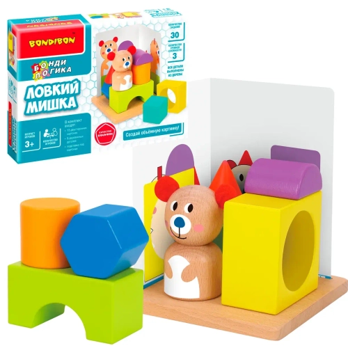 Игра настольная Bondibon Бонди Логика «ЛОВКИЙ МИШКА»