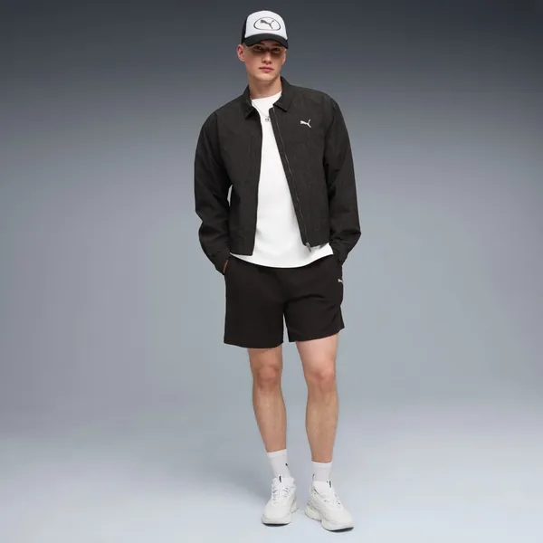 Шорты спортивные мужские PUMA WARDROBE ESS Waffle Relaxed Shorts 7"