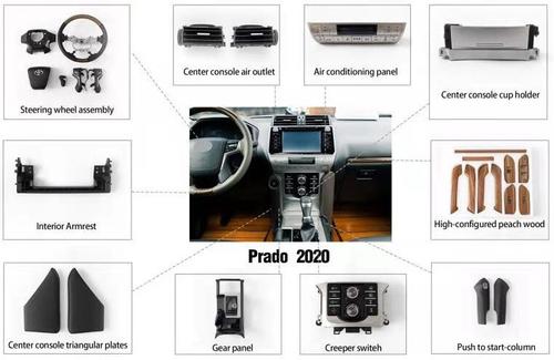 Набор для обновления салона Land Cruiser Prado 150 2009-2013 в Land Cruiser Prado 150 2017-2022 - Kuberg TY-INT-BG-PR150 (цвет темный)
