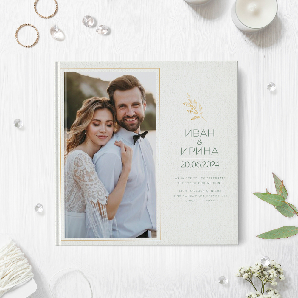 PSD-Шаблон фотокниги "Wedding"