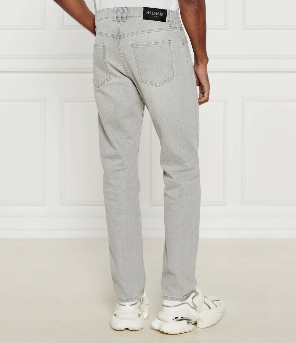 Джинсы Balmain - серый(DH0MI043 DF12)