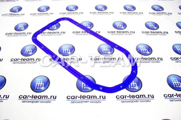 Прокладка масляного поддона силиконовая синяя с металлическими шайбами на ВАЗ 2108-2115, Приора, Калина, Гранта
