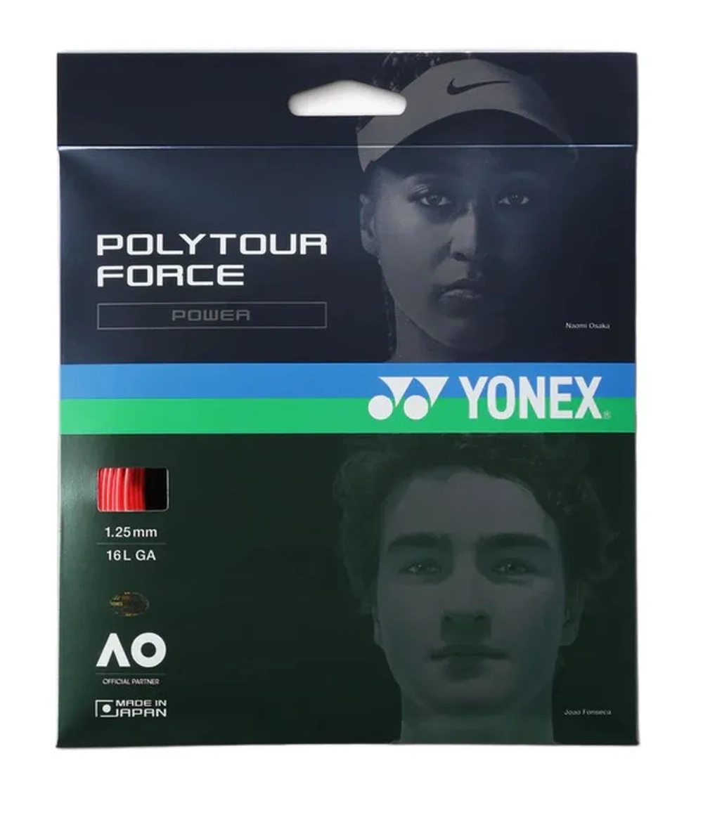 Струны теннисные Yonex Poly Tour Force (12 m) - bright red