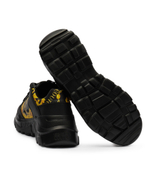 Кожаные кроссовки fondo speedtrack Versace Jeans Couture - черный(77YA3SC2ZP324)