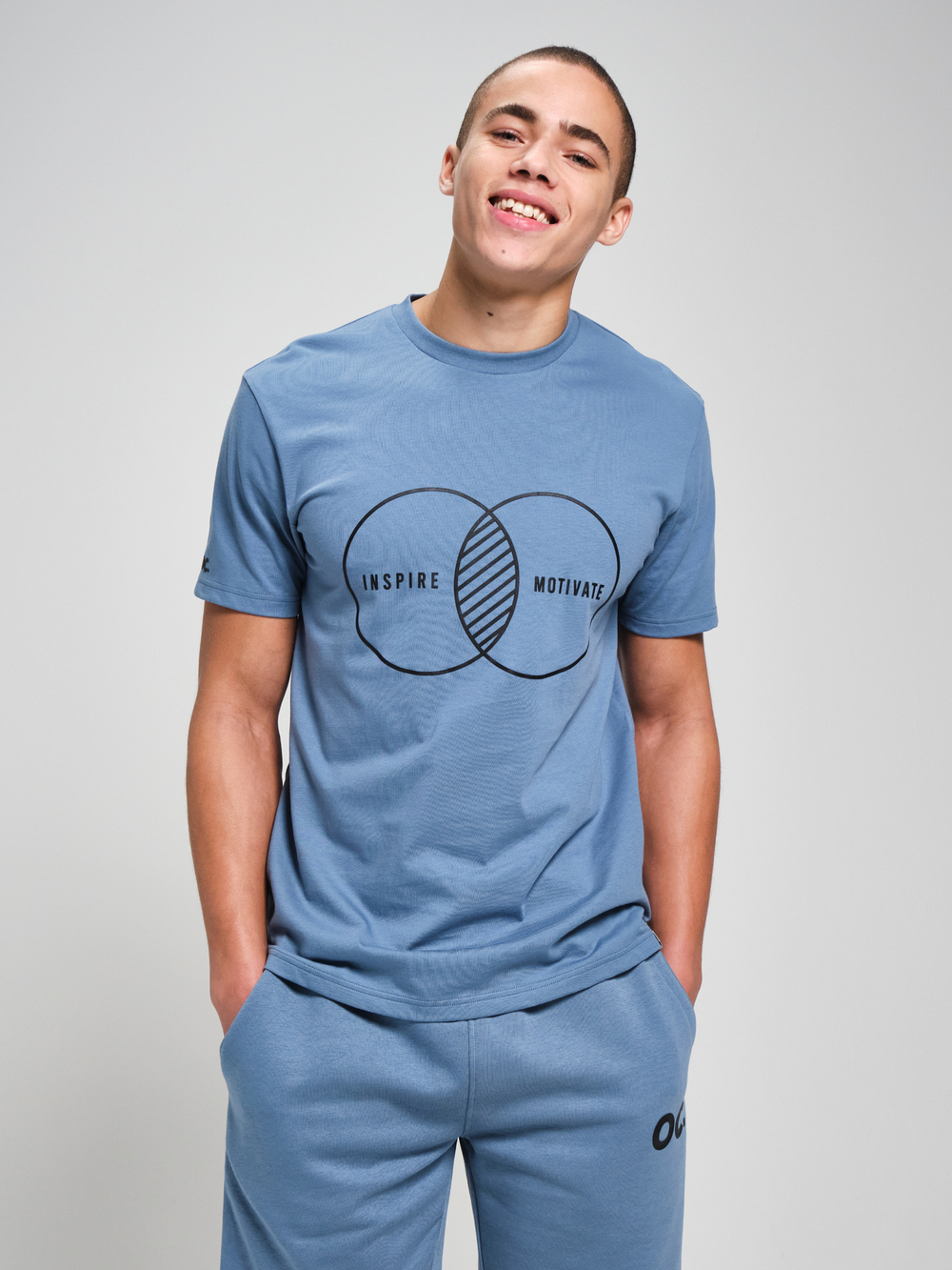 Футболка мужская ORIGINAL CREATOR INSPIRE T-SHIRT, Светло-синий