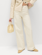 Хлопковые брюки с широкими штанинами T57003163 - Marks & Spencer