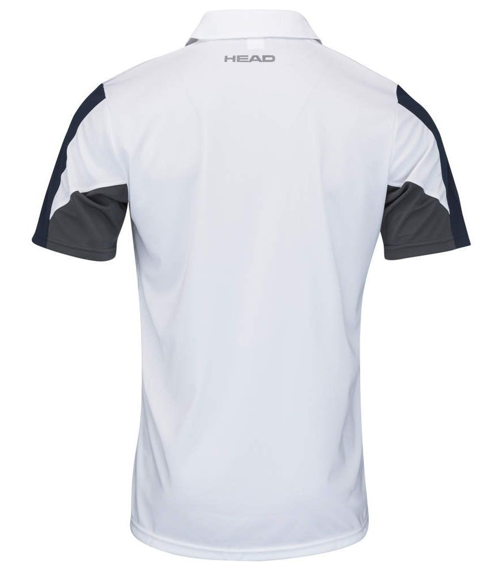 Мужское теннисное поло Head Club 22 Tech Polo Shirt M - white